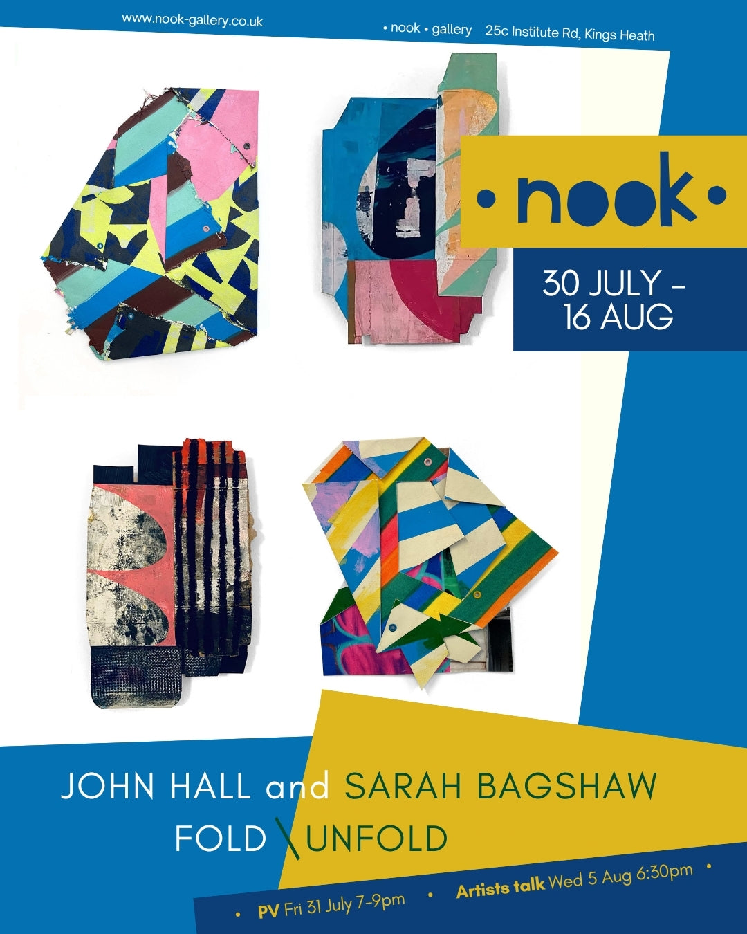 ARTISTS' TALK: John Hall & Sarah Bagshaw • FOLD \ UNFOLD