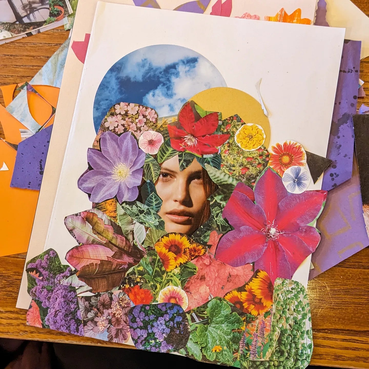 Collage Club Social with Jenny Lundmark - Midsummer / Summer Solstice 24 June 6-8pm