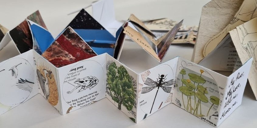 Journey Books: collage & paper folding workshop with Jen Dixon: Sun, Oct 18, 2-4pm