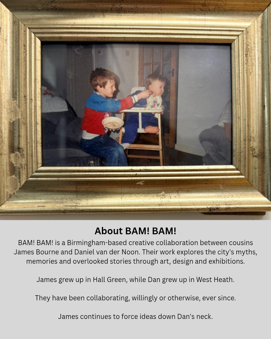Artist Talk • BAM!BAM! • Wed 26th Aug 6:30pm