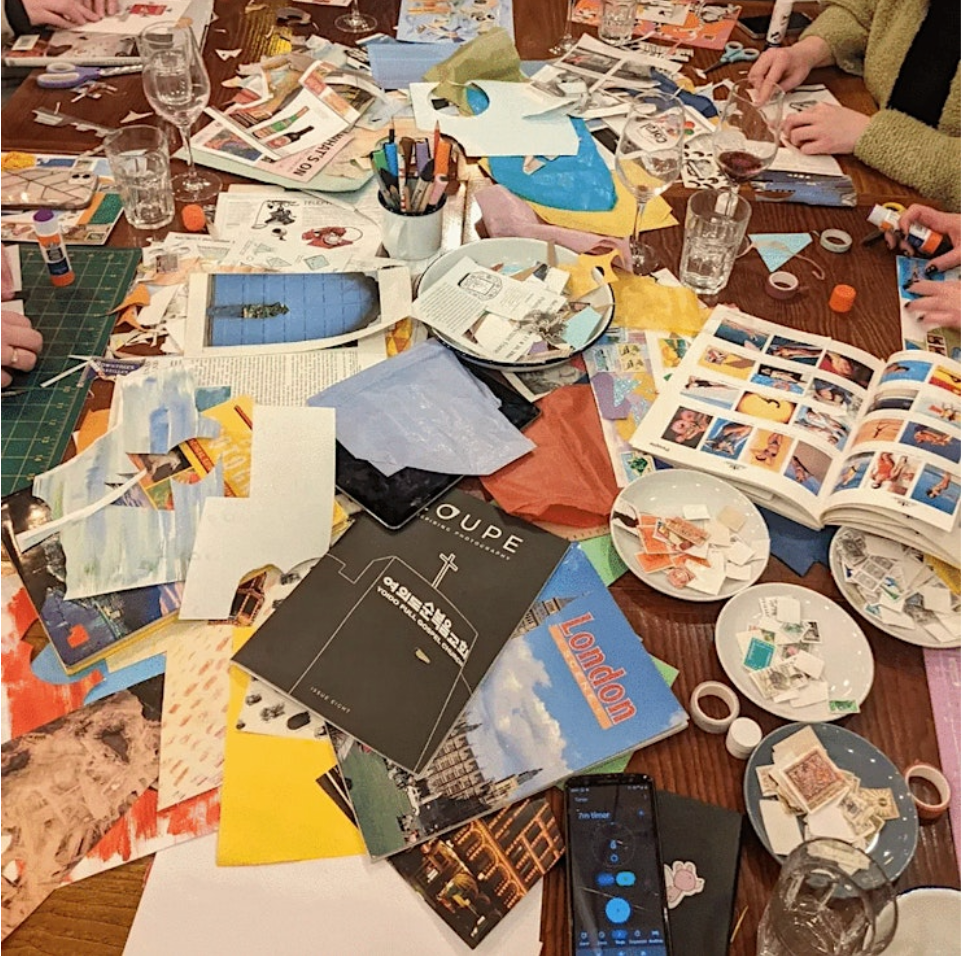 Collage Club Social workshop - Halloween themed with Jenny Lundmark