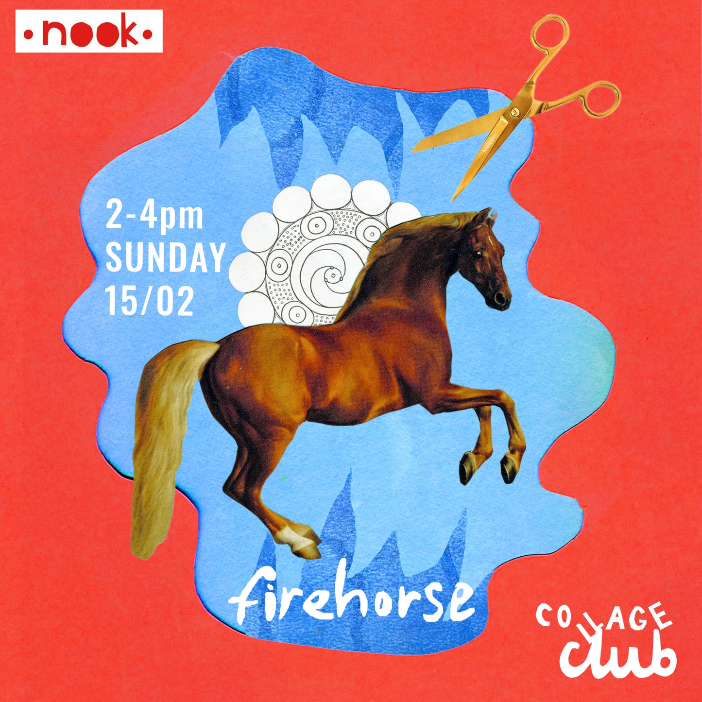 Collage Club Social with Jenny Lundmark - Year of the Fire Horse