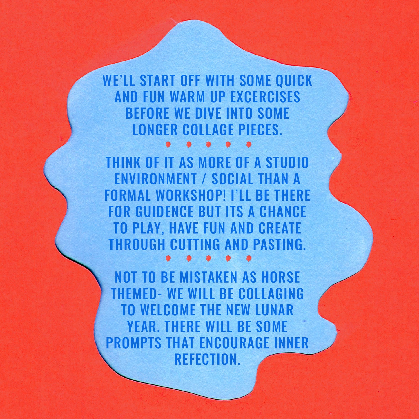 Collage Club Social with Jenny Lundmark - Year of the Fire Horse